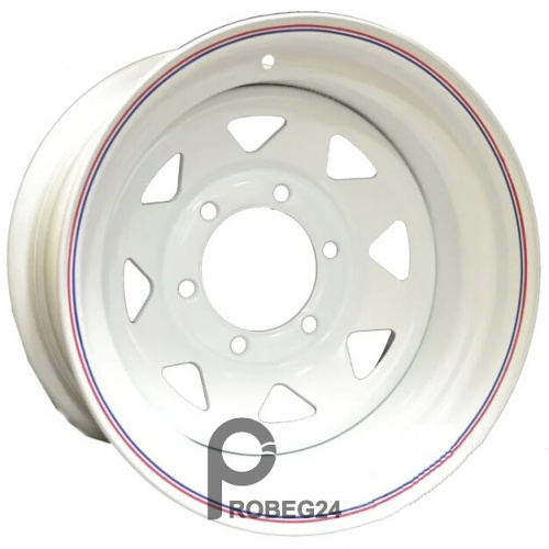 Off Road Wheels Nissan/Toyota 8x16 6*139.7 ET0 DIA110.1 White Штампованный
