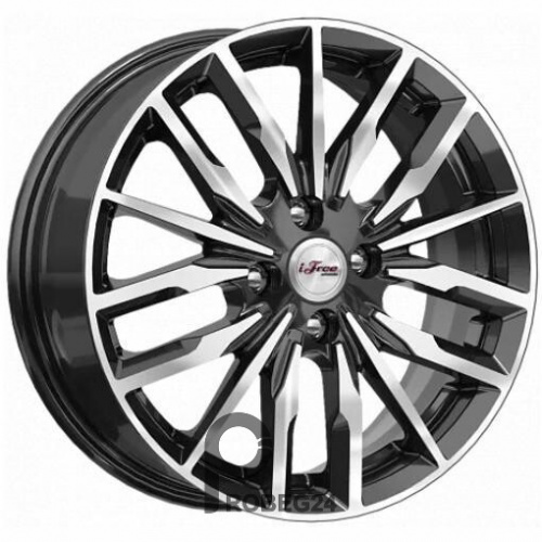 iFree Миконос 6x16 4*100 ET37 DIA60.1 Блэк Джек Литой