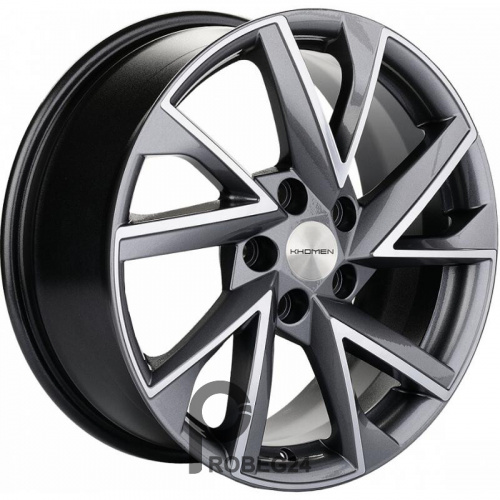 Khomen KHW 1714 7x17 5*108 ET40 DIA60.1 Gray-FP Литой