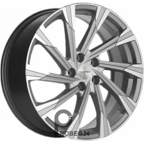 Khomen KHW 1901 7.5x19 5*112 ET43 DIA57.1 Brilliant Silver-FP Литой