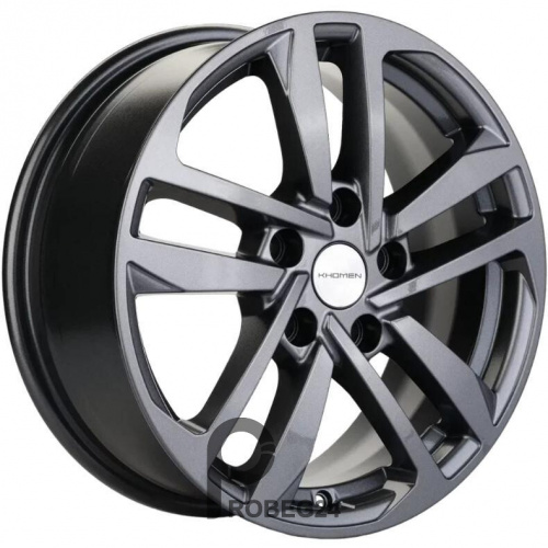 Khomen KHW 1612 6.5x16 5*100 ET39 DIA57.1 Gray Литой