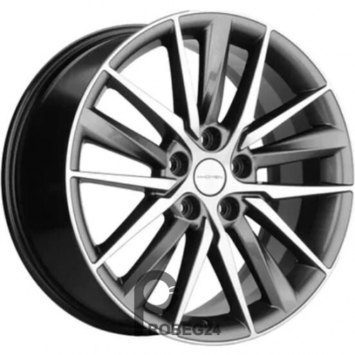 Khomen KHW 1807 8x18 5*114.3 ET46 DIA67.1 Gray-FP Литой