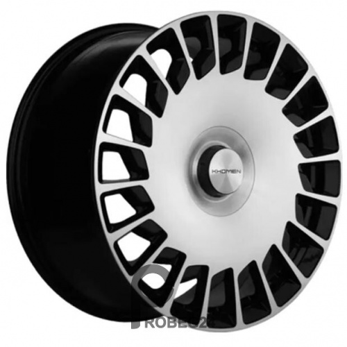 Khomen KHW 2007 9.5x20 5*112 ET38 DIA66.6 Black-FP Литой