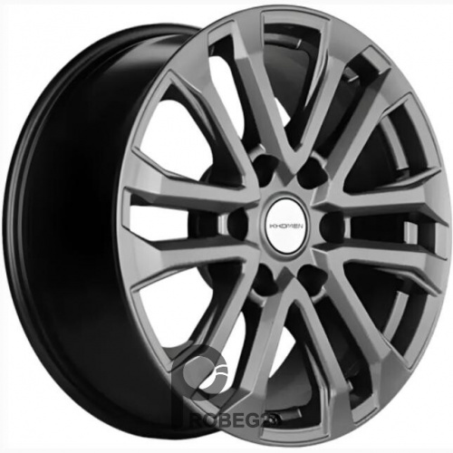Khomen KHW 1805 7.5x18 6*139.7 ET25 DIA106.1 Gray Литой