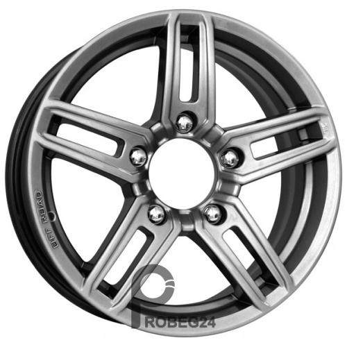K&K Дон 6.5x16 5*139.7 ET40 DIA98.5 Дарк платинум Литой