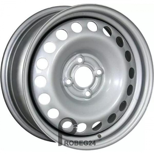 Trebl 64G48L 6x15 5*139.7 ET48 DIA98.6 Silver Штампованный