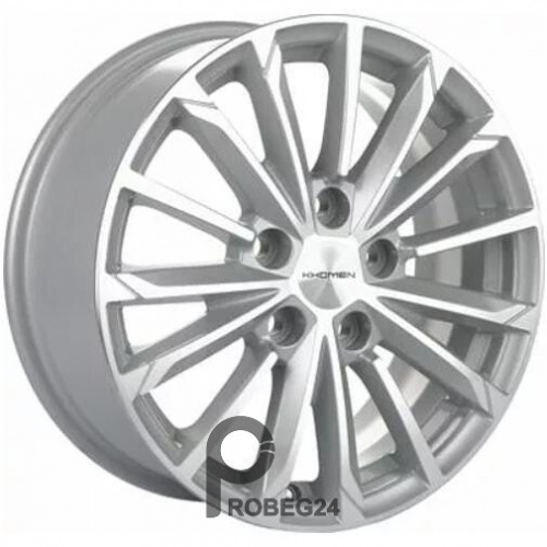 Khomen KHW 1611 6.5x16 5*114.3 ET45 DIA67.1 F-Silver-FP Литой