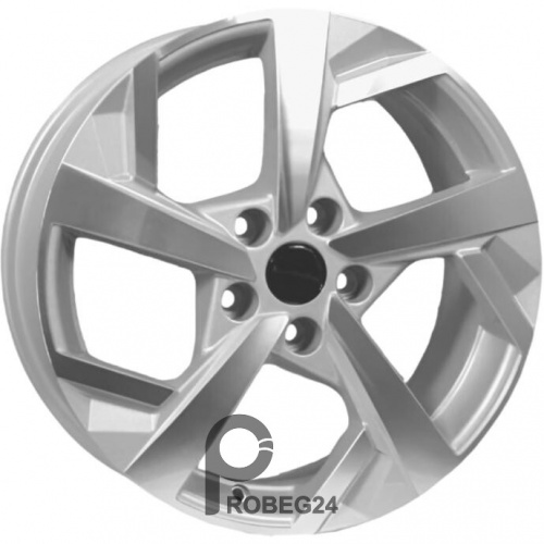 Khomen KHW 1712 7x17 5*114.3 ET37 DIA66.6 F-Silver-FP Литой
