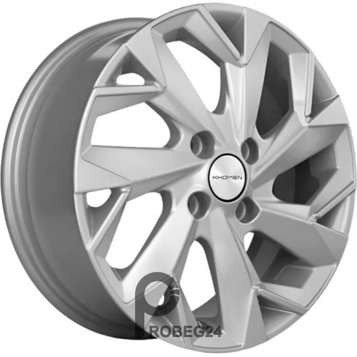 Khomen KHW 1508 6x15 4*100 ET50 DIA60.1 F-Silver Литой