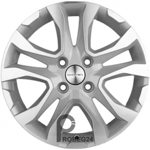 Khomen KHW 1503 6x15 4*100 ET40 DIA60.1 F-Silver-FP Литой