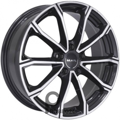 MAK DaVinci 8x19 5*108 ET33 DIA72.3 Black mirror Литой