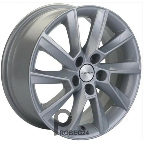 Khomen KHW 1604 6x16 5*105 ET39 DIA56.6 F-Silver Литой