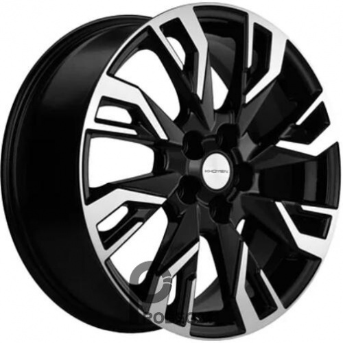 Khomen KHW 1809 7x18 5*110 ET50 DIA63.3 Black-FP Литой