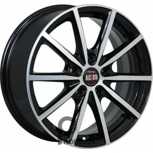 Alcasta M61 7x17 5*114.3 ET45 DIA54.1 BKF Литой