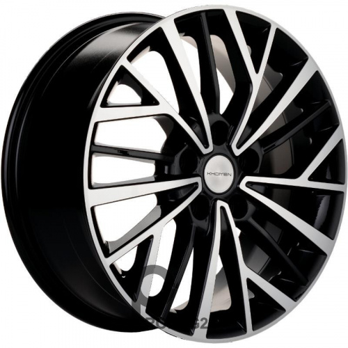 Khomen KHW 1717 7x17 5*114.3 ET40 DIA57.1 Black-FP Литой