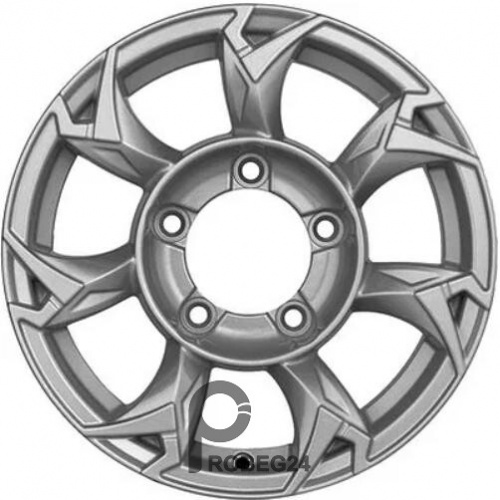 Khomen KHW 1505 5.5x15 5*139.7 ET5 DIA98.5 F-Silver Литой