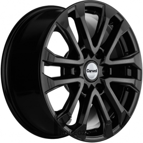 Carwel Пур 7.5x18 6*139.7 ET36 DIA100.1 BL Литой