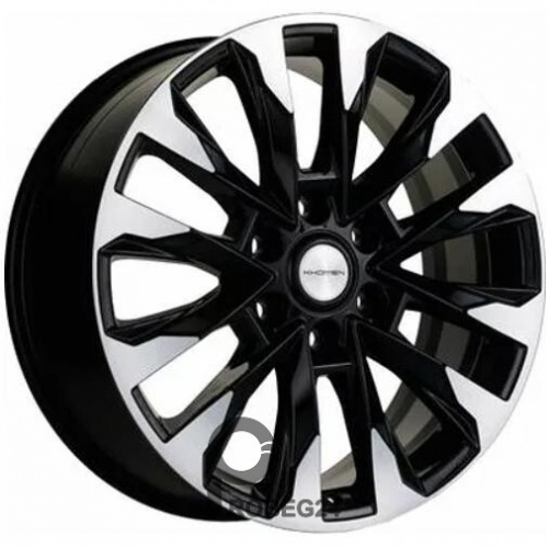 Khomen KHW 2010 8x20 6*139.7 ET28 DIA78.1 Black-FP Литой