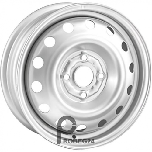 Trebl X40929 7x17 5*108 ET50 DIA63.3 Silver Штампованный