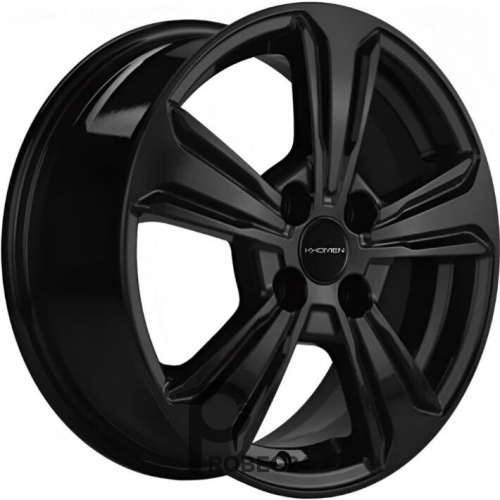 Khomen KHW 1502 6x15 4*100 ET46 DIA54.1 Black Литой