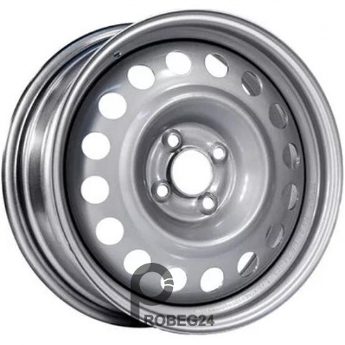 Trebl X40014 P 6x15 4*100 ET36 DIA60.1 Silver Штампованный