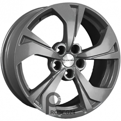Khomen KHW 1724 7x17 5*114.3 ET45 DIA67.1 Gray Литой