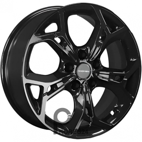 Khomen KHW 1702 7x17 5*114.3 ET46 DIA67.1 Black Литой
