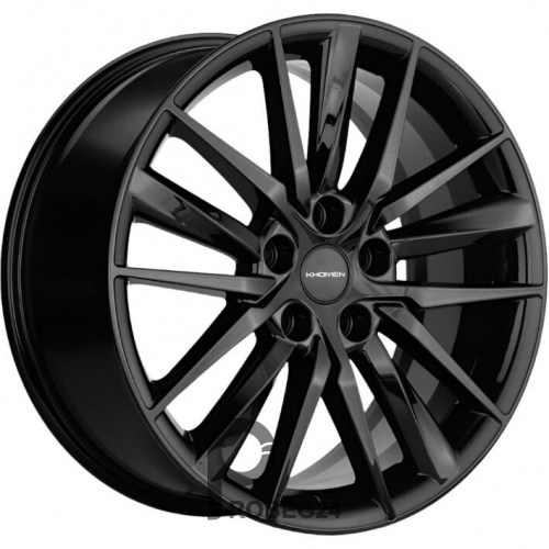 Khomen KHW 1807 8x18 5*114.3 ET45 DIA60.1 Black Литой