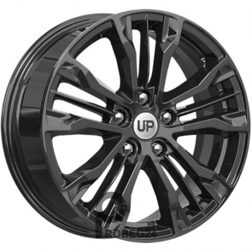 Wheels UP UP106 7x17 5*114.3 ET40 DIA66.1 New Black Литой
