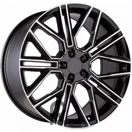 Khomen KHW 2101 9.5x21 5*114.3 ET30 DIA66.1 Black-FP Литой