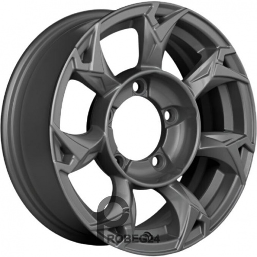 Khomen KHW 1505 5.5x15 5*139.7 ET5 DIA98.5 Gray Литой