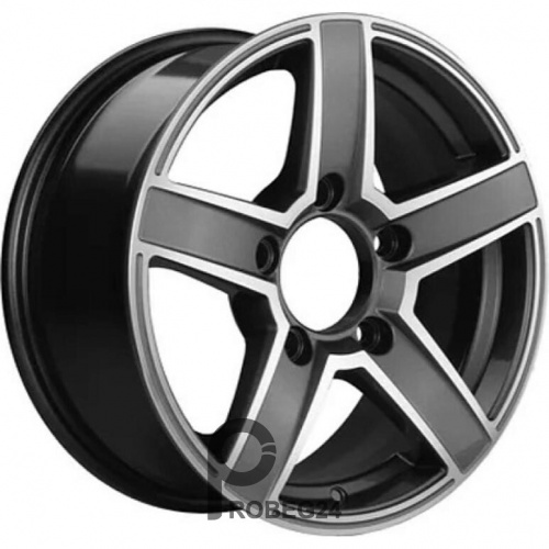 Khomen KHW 1614 6.5x16 5*139.7 ET40 DIA98.5 Gray-FP Литой