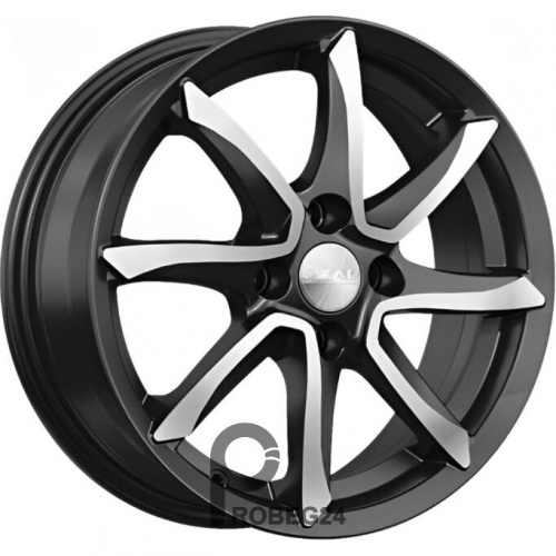 Скад Осака 6x15 4*100 ET37 DIA60.1 Алмаз матовый Литой