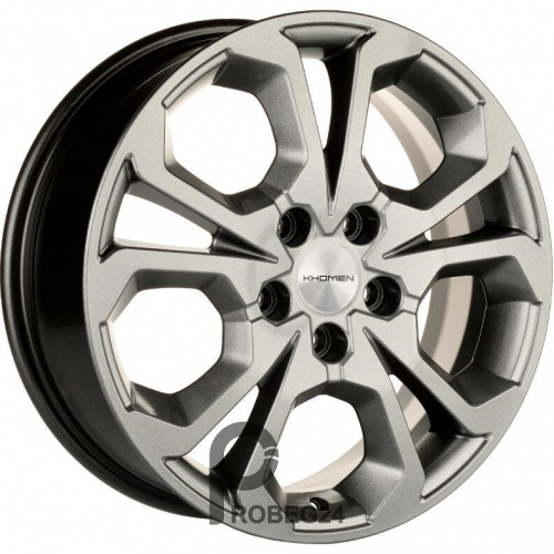 Khomen KHW 1711 6.5x17 5*114.3 ET50 DIA67.1 Gray Литой