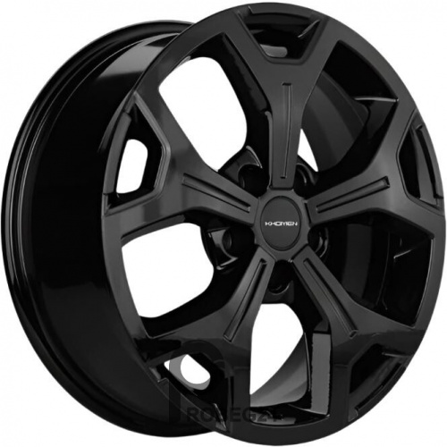 Khomen KHW 1710 6.5x17 5*120 ET55 DIA65.1 Black Литой