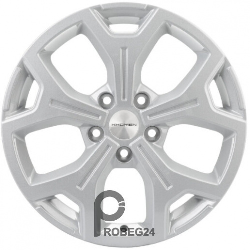 Khomen KHW 1710 6.5x17 5*120 ET55 DIA65.1 F-Silver Литой