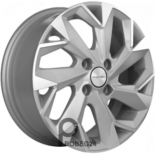 Khomen KHW 1402 5.5x14 4*100 ET43 DIA67.1 F-Silver-FP Литой