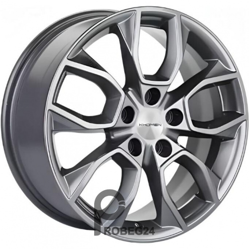 Khomen KHW 1713 7x17 5*110 ET46 DIA63.3 Gray Литой