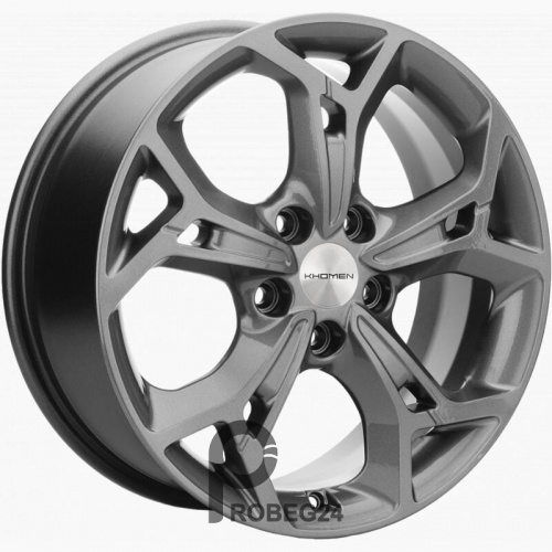 Khomen KHW 1702 7x17 5*108 ET50 DIA63.3 Gray Литой