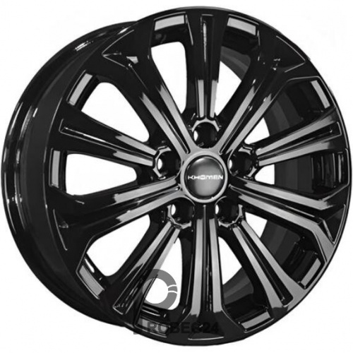 Khomen KHW 1610 6.5x16 5*110 ET45 DIA67.1 Black Литой