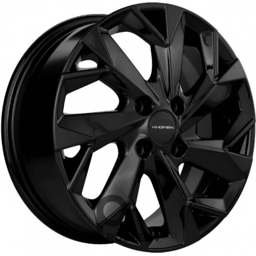 Khomen KHW 1402 5.5x14 4*100 ET43 DIA67.1 Black Литой