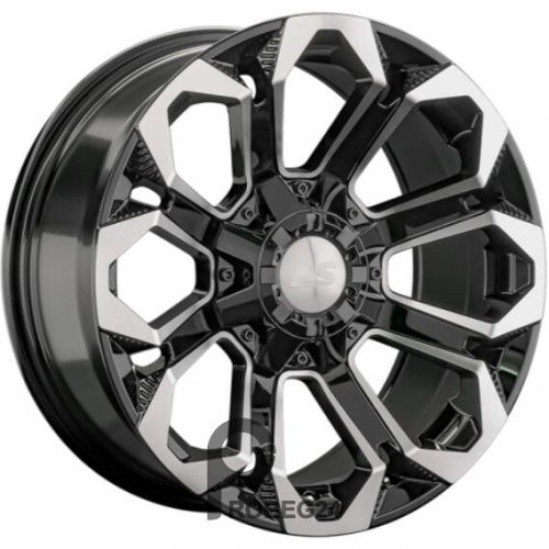 LS 1366 9x20 6*139.7 ET20 DIA106.1 BKF Литой