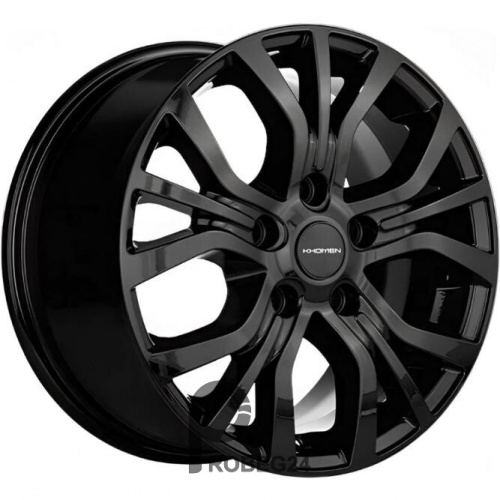 Khomen KHW 1608 6.5x16 5*108 ET45 DIA60.1 Black Литой