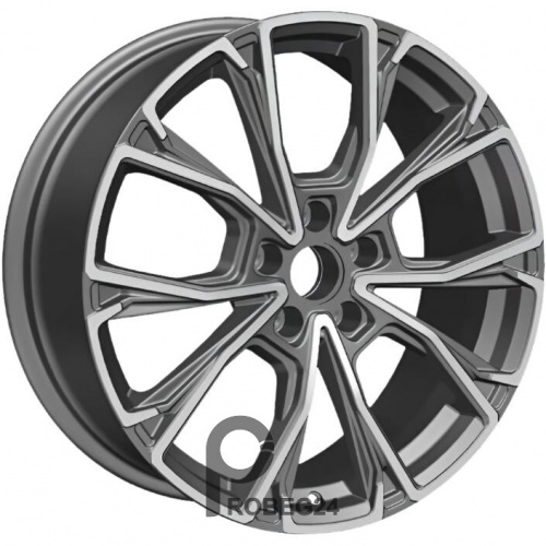 Khomen KHW 1907 7.5x19 5*120 ET30 DIA66.1 Gray-FP Литой