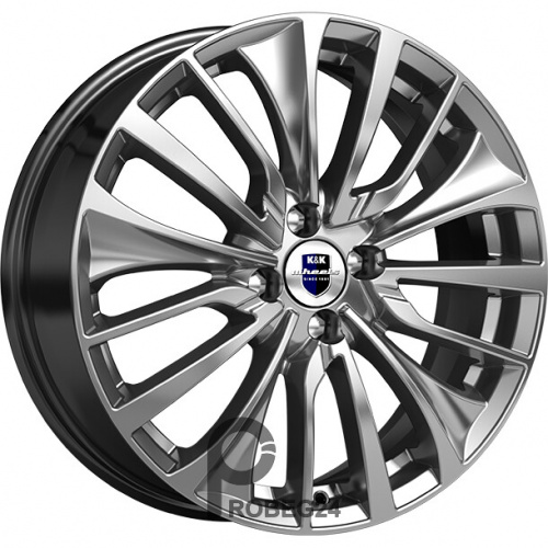 K&K Flanker 6.5x17 5*108 ET50 DIA63.3 Дарк платинум Литой