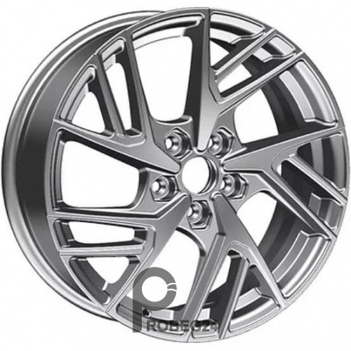 Khomen KHW 1722 6.5x17 5*114.3 ET45 DIA67.1 F-Silver Литой