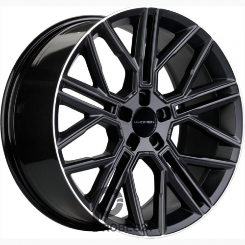 Khomen KHW 2101 9.5x21 5*112 ET36 DIA66.6 Black Matt MR Литой