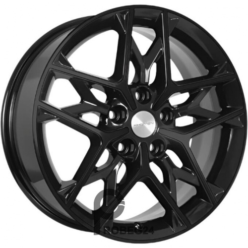 Khomen KHW 1709 7x17 5*108 ET50 DIA63.3 Black Литой