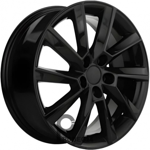 Khomen KHW 1507 6x15 5*100 ET40 DIA57.1 Black Литой
