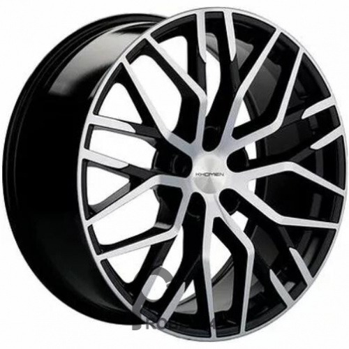 Khomen KHW 2005 8.5x20 5*120 ET45.5 DIA62.5 Black-FP Литой